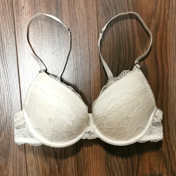 Change Lingerie Diane Push Up Seamless Lace Bra in White, 30B (28C/32A) - Picture 1 of 6